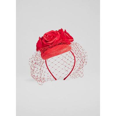Alice Red Netted Alice Band, Damson