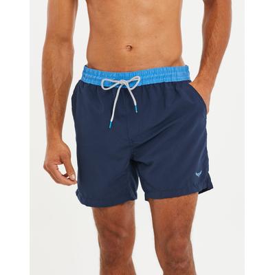 Navy Tonal Swim Shorts