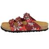 Pantolette LICO "Pantolette Bioline Leave", Gr. 38, rot, Synthetik, Schuhe, Topseller
