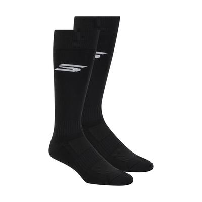 Skechers 2 Pack Men's Performance Soccer Over The Knee Socks | Size Large | Black | Polyester
