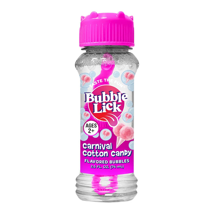 Toysmith BubbleLick Flavored Cotton Candy Bubbles
