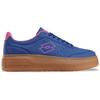 Sneaker LOTTO, Gr. 36, lila (violet, pink), Synthetik, mehrfarbig, sportlich, Schuhe, - auf Honigfarbener Plateau-Sneakersohle