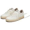 Sneaker FLAMINGOS LIFE "STADION", Gr. 38, weiß (moon), Synthetik, Textil, sportlich, Schuhe, vegane Sneaker, Obermaterial aus 68% Maisresten