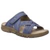 Pantolette JOSEF SEIBEL "Brenda 10", Damen, Gr. 40, blau (dunkelblau), Leder, casual, Schuhe, mit weichem Lederfutter