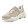 Sneaker LASCANA, Damen, Gr. 40, beige, Obermaterial: 50% Lederimitat, 50% Textilmaterial. Futter: 100% Textilmaterial. Decksohle: 100% Textilmaterial. Laufsohle: 100% Synthetik, unifarben, modisch, Schuhe Modernsneaker Sneaker low, Halbschuh,...