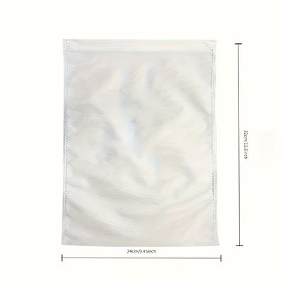 TEMU 100pcs White Mesh Fruit Protection Bags - Durable Pp/tpe Non-woven Covers For Insect, Rain & Bird Protection - & Home Garden Planting (30cm X 20cm), Plant Protection Cover Image