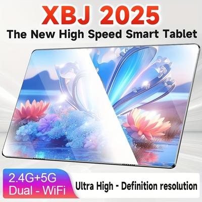 TEMU Xbj 10.1-inch 13 Tablet - 8 Core Processor, 128gb Expandable , 2.4g/5g Dual Wifi, Ultra Hd Display For Productivity, Screen Mirroring & Holiday Gifts, Presentation Tool, Vibrant Display, Usbc Image