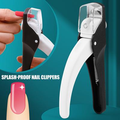 TEMU 1pc Modern Nail Clipper With File For Dead Light Beige Removal, Nail Lengthening & Shaping, Design For Perfect Nail Care Image