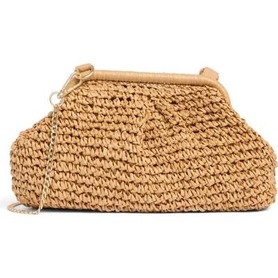 Harmony Convertible Raffia Clutch - Metallic - L*Space Beach Bags