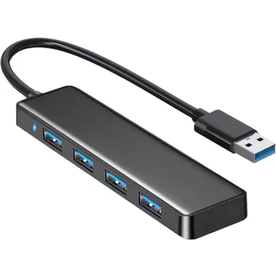 USB 3.0 Hub, VIENON 4-Port USB Hub USB Splitter USB Expander for Laptop, Xbox, Flash Drive, HDD, Console, HDD(Not for Charging)