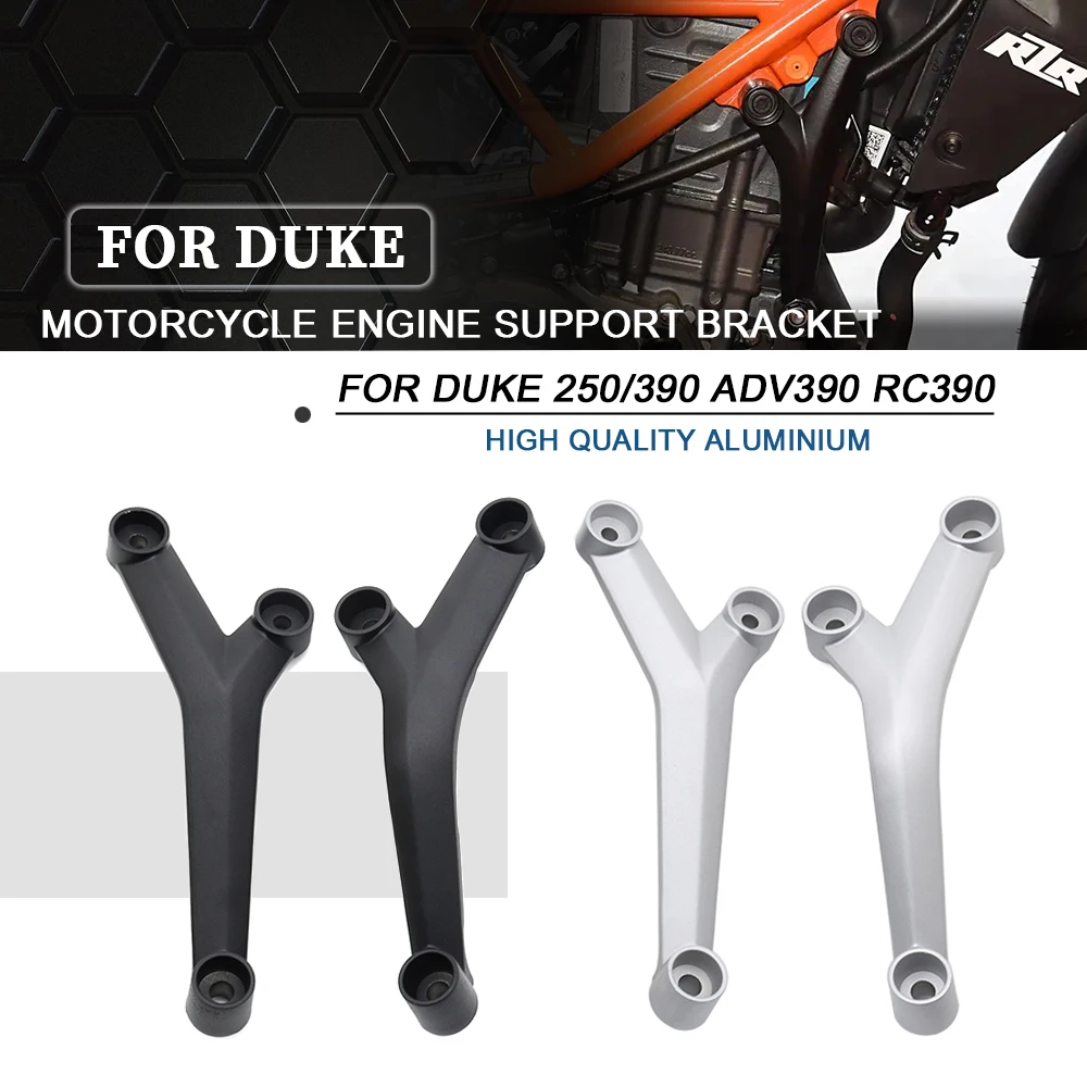 Für DUKE 250 390 ADV RC 390 2012-2023 Motorrad Motor Unterstützung Feste Halterung links und rechts Hängehalterung Duke 250 Duke 390 Image