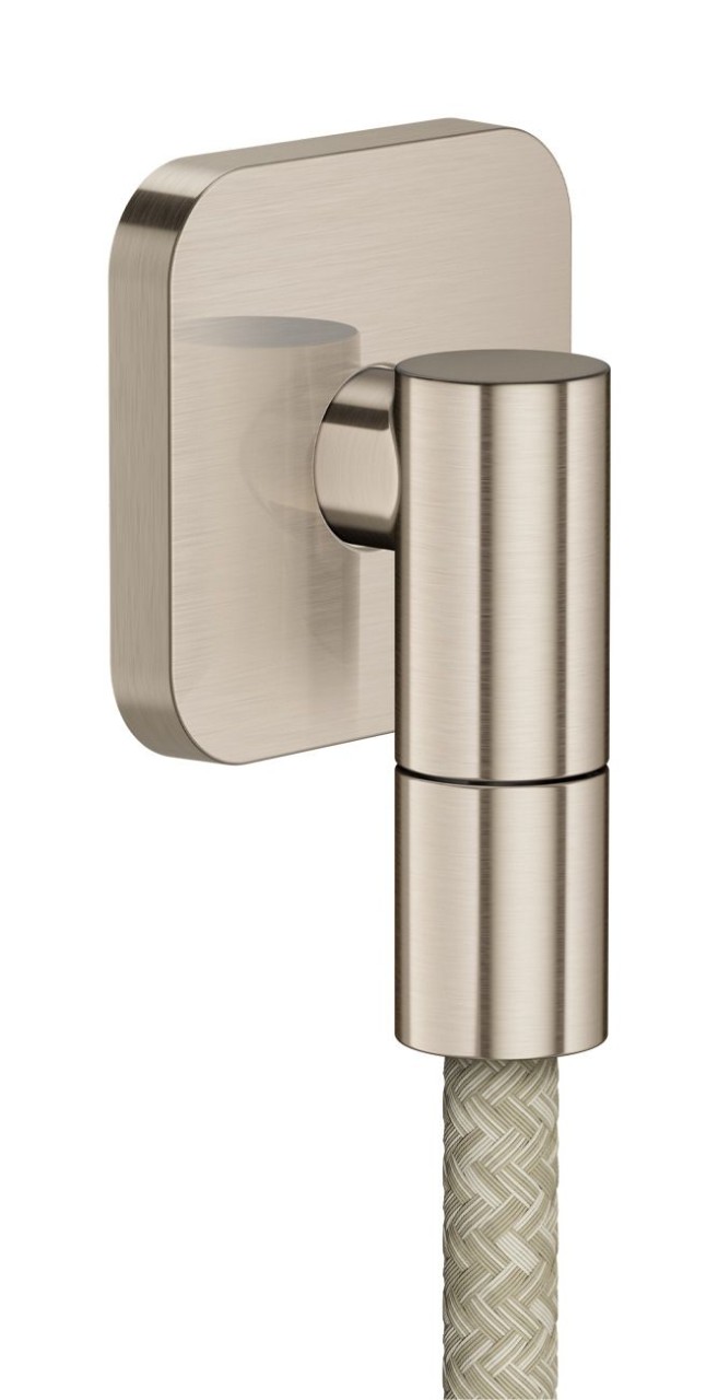 "Hansgrohe Wandanschluss Axor Wall outlet Fine softsquare G1/2" brushed nickel, 36739820 36739820" Image