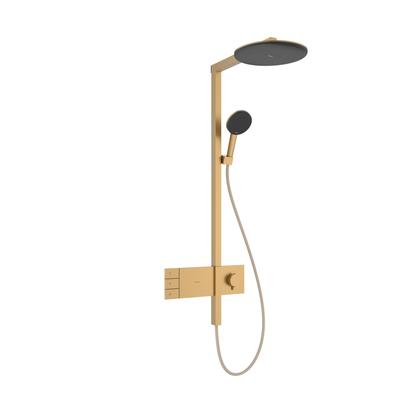 Hansgrohe Showerpipe Raindance Alive S 300 2jet mit Thermostat brushed bronze , 24595140 24595140 Image