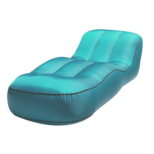 Tragbares aufblasbares Sofa - Lazy Sofa, faltbarer Loungesessel mit Pedal, bequeme Kombination aus Beflockung - geeignet für Camping, Wandern und Sonnenbaden zu Hause Image