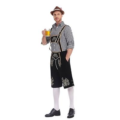 Oktoberfest / Bier Cosplay Kostüm Erwachsene Herren Cosplay Party Oktoberfestbier Einfaches Karnevalskostüm Image