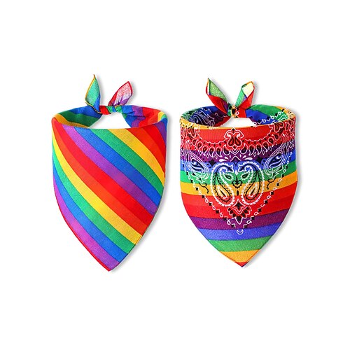 Unisex-Paisley-Regenbogen-Pride-Schal – ein farbenfrohes LGBTQ-Accessoire für Festivals, Paraden und den Alltag Image
