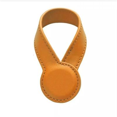Magnetischer Hutclip aus PU-Leder für unterwegs, Huthalter-Organizer mit starkem Magnet, Kappenclip-Tool für Rucksack, Wandern, Camping, Urlaub, Hutaufbewahrungszubehör Image