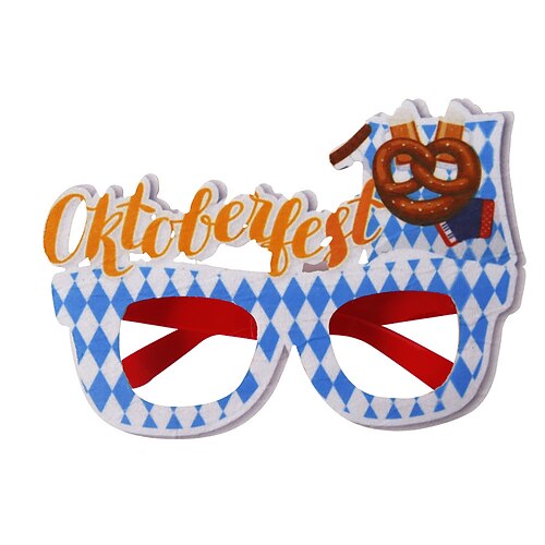 2022 neue oktoberfest brille party dekoration foto requisiten deutsch oktoberfest lustige brille rahmen Image