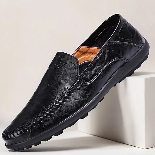 Herren-Loafer in Hellbraun mit Ziernähten und bequemer Sohle – lässig, bequem, ideal für den Alltag und Outdoor-Aktivitäten Image