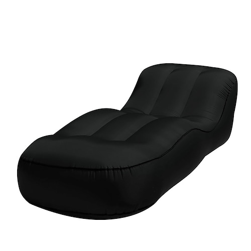 Tragbares aufblasbares Sofa - Lazy Sofa, faltbarer Loungesessel mit Pedal, bequeme Kombination aus Beflockung - geeignet für Camping, Wandern und Sonnenbaden zu Hause Image