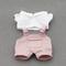 Kleidungsset (KEINE PUPPE) ForLabubu Hut Latzhose Set für 17 cm Puppe Zubehör Anzug Niedliche Kleidung ForLabubu Dress up einzigartiger Stil