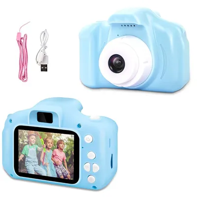 HD 1080P Digital Camera Mini Children's Camera For Kids 2 inch IPS Screen Photo Video Cameras Toys For Girls Boy Birthday Gift