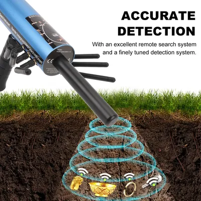 Gold Detector Metal Locator Metal Detector 30m Depth 6 Antenna 1200m Range Sensitive Gold and Silver