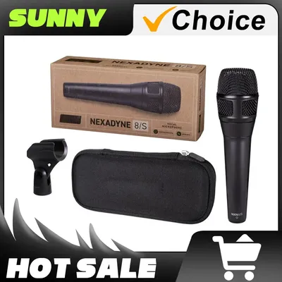 NXN8/S cardioid Dynamic Vocal Microphone for professional live vocal performance with mic clip and