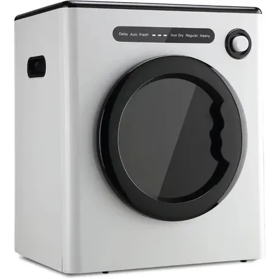 Compact Laundry Dryer,small & lightweigh, large capacity full 9 lb(wet clothes),for small space,
