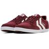 Sneaker HUMMEL "SLIMMER STADIL LOW", Gr. 38, rot (cabernet), Textil, Leder, sportlich, Schuhe