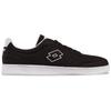 Sneaker LOTTO, Gr. 39, schwarz-weiß (schwarz, weiß), Synthetik, unifarben mit Farbeinsatz, sportlich, Schuhe, - in schlanker Retro Silhouette