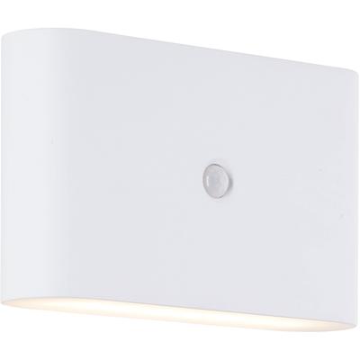 LED Außen-Wandleuchte BRILLIANT "Xino", weiß, B:16cm H:9cm T:6cm, Lampen, Akku-Leuchte, 330 lm, 3000K, magnetische Anbringung, Up-Downlight, USB Image