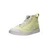 Sneaker ETHLETIC "Active Hi Cut", Gr. 37, gelb (lime gelb, just weiß), Obermaterial: 100% Baumwolle; Futter: 100% Baumwolle; Decksohle: 100% Baumwolle; Sohle: 100% Naturkautschuk, Schuhe, Fairtrade Produkt