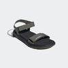 Outdoorsandale ADIDAS TERREX "HYDROTERRA LIGHT SANDALE", Gr. 47, core schwarz, olive strata, cloud weiß, Textil, sportlich, Schuhe