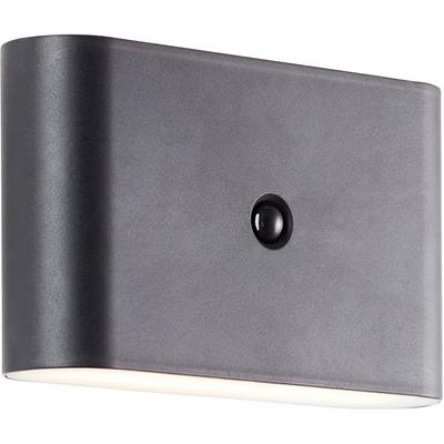 LED Außen-Wandleuchte BRILLIANT "Xino", schwarz, B:16cm H:9cm T:6cm, Lampen, Akku-Leuchte, 330 lm, 3000K, magnetische Anbringung, Up-Downlight, USB Image