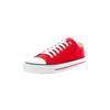 Sneaker ETHLETIC "Fair Trainer White Cap Lo Cut", Gr. 46, rot (cranberry rot just weiß), Obermaterial: 100% Baumwolle; Sohle: 100% Naturkautschuk, casual, Schuhe, Fair / Vegan / Nachhaltig