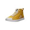 Sneaker ETHLETIC "Active Hi Cut", Gr. 44, gelb (mustard gelb, just weiß), Obermaterial: 100% Baumwolle; Futter: 100% Baumwolle; Decksohle: 100% Baumwolle; Sohle: 100% Naturkautschuk, Schuhe, Fairtrade Produkt