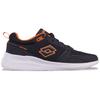 Sneaker LOTTO, Gr. 37, blau (navy, orange), Synthetik, Kunstfaser, mehrfarbig, sportlich, Schuhe, - besonders leicht & bequem