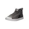 Sneaker ETHLETIC "Active Hi Cut", Gr. 47, grau (donkey grau, jet schwarz), Obermaterial: 100% Baumwolle; Futter: 100% Baumwolle; Decksohle: 100% Baumwolle; Sohle: 100% Naturkautschuk, Schuhe, Fairtrade Produkt
