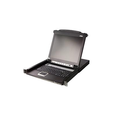 ATEN CL5708MW 43cm wide LCD KVM Switch, USB-PS/2,VGA, 8 Port, FR-Layout Image