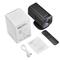 Mini projecteur intelligent 30000 lumens, support 1080p, écran 300 pouces, rotation à 180°, mise au point manuelle, contraste élevé, puce intelligente pour les jeux