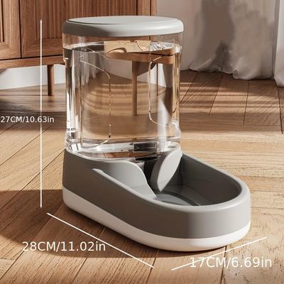 TEMU Pet Water Dispenser For Dogs And Automatic Feeder For Cats, Providing For Pets Without Needing Electricity, Without Battery Image