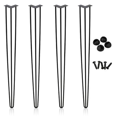 TEMU 4pcs Hairpin Legs 3 Strutstable Frame Desk 15-72cm Table Legs Table Accessories Table Base Furniture Leg Table Runners Image