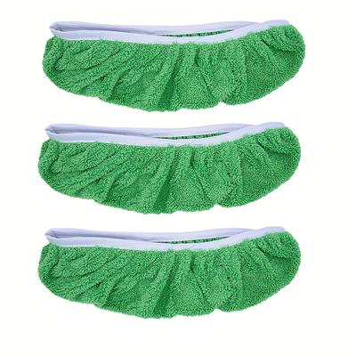 TEMU 3/5pcs Set (mop Not Included) Of Reusable Microfiber Mop Pads, Suitable For Xl Mop, Dry And Wet Replacement Cloths. Image