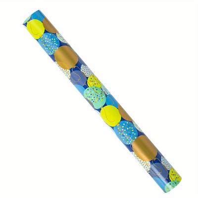 "TEMU Colorful Balloon Confetti Gift Wrapping Paper Roll, 17" X 118" - Ideal For Birthdays, Festivals, Parties, Gift Wrapping Paper Roll" Image