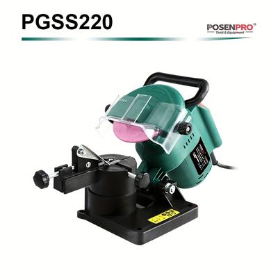 "TEMU 1pc 220w Electric Chain Saw Sharpener Chain Grinder Disc 100mm 4" Chain Grinder Machine For Grinding Chains, Portable Electric Chainsaw Sharpener, 220-240v 50/60hz, Eu Plug, Includes Accessories" Image