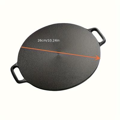 TEMU Chef's Helper For Making Pancakes, Thick Cast Iron For A Of Uses. For Kitchen Outdoor Grilling [heat Resistant Cooking Cookware] Image