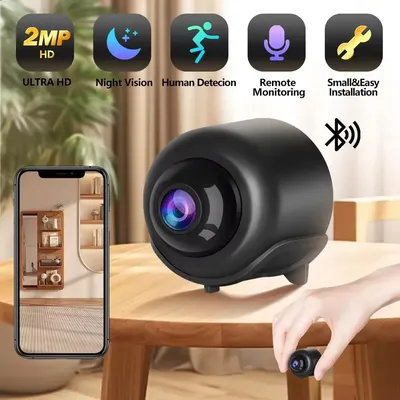 2MP HD Mini Camera WiFi Baby Monitor Safety Security Surveillance Night Vision Camcorder IP Cam Audio Video Recorder