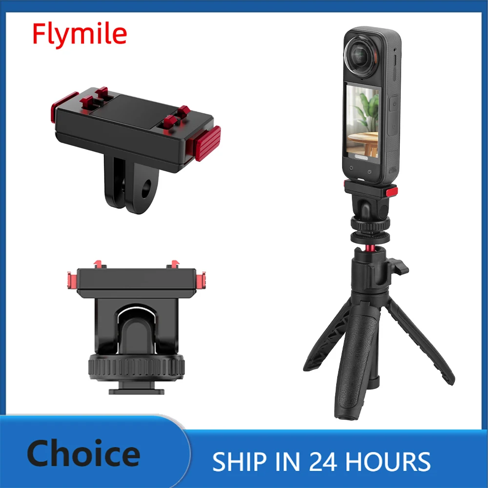 Flymile Magnetische Halterung für Insta360 X5/Ace Pro 2, Kamerazubehör, Erweiterungshalterung, Stativ/Selfie-Sticks, Halterungsadapter Image