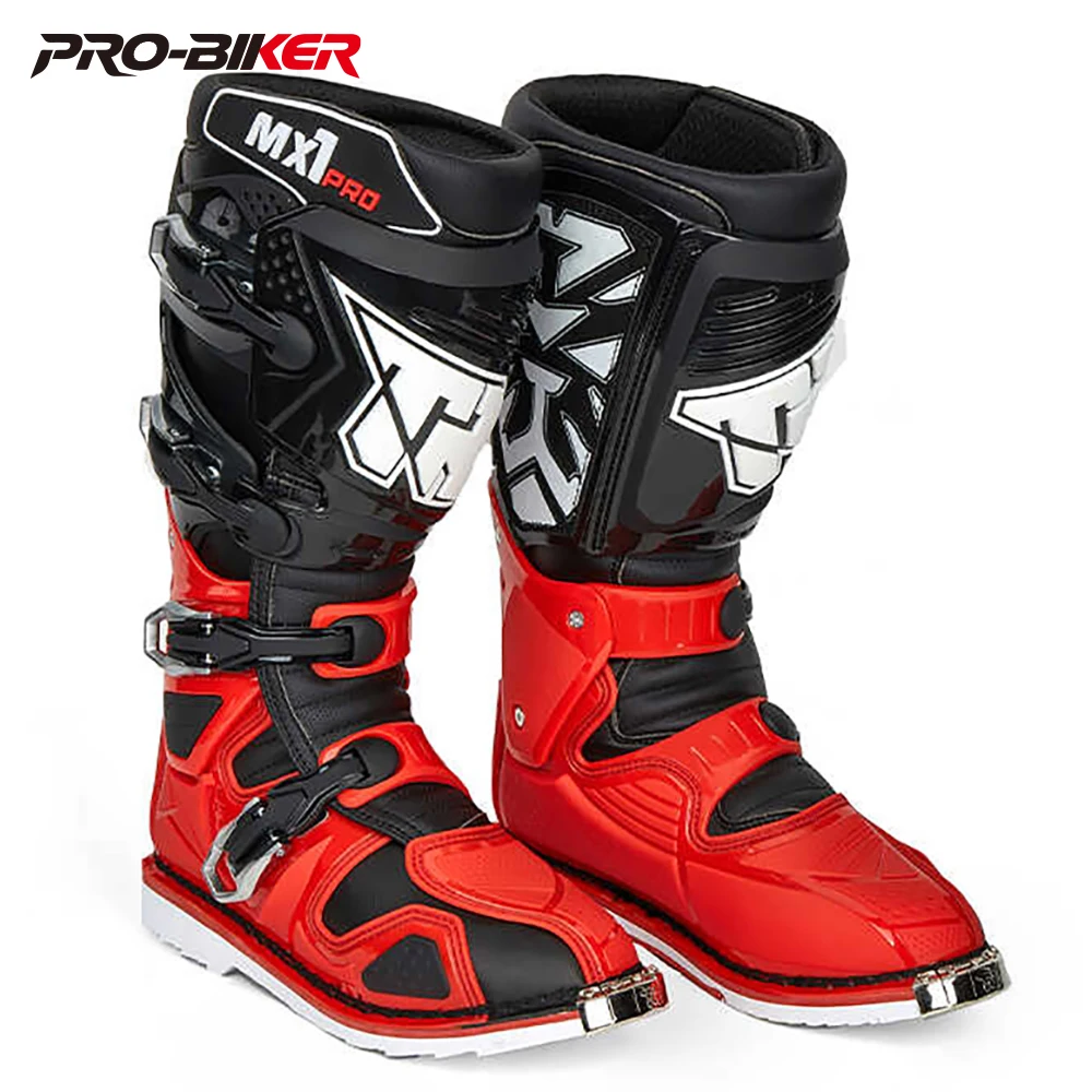 Männer Motorrad Stiefel Moto Racing Motocross Off-Road Motorrad Crashproof Motorrad Schuhe Konsolidieren Stabilität Ritter Schuhe